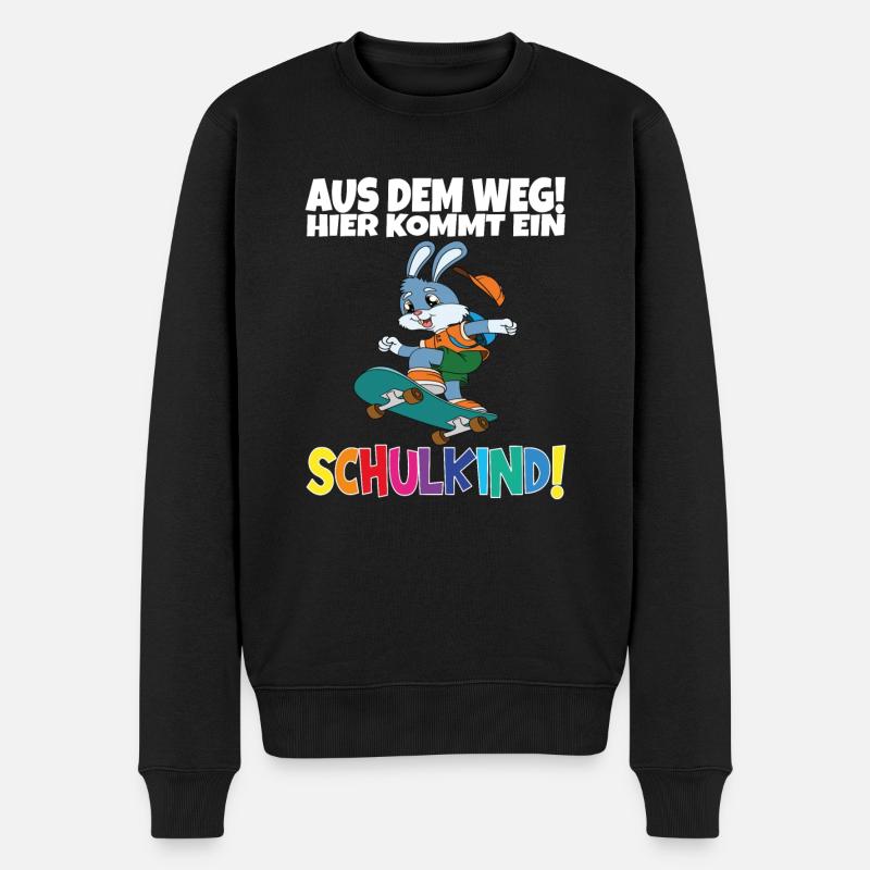 Écolier 2024 entrant à l'école - Pull Premium bio Homme - noir