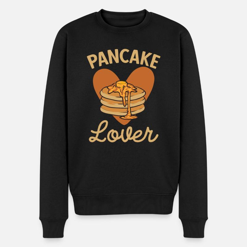 Crêpes Petit-déjeuner Crêpes - Pull Premium bio Homme - noir