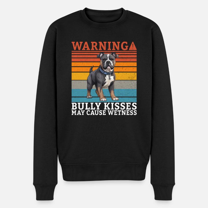 Cadeaux American Bully - Pull Premium bio Homme - noir