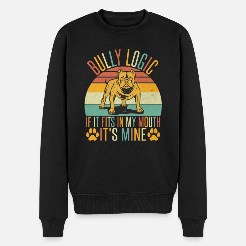 American Bully Gifts - Männer Premium Bio Pullover - Schwarz
