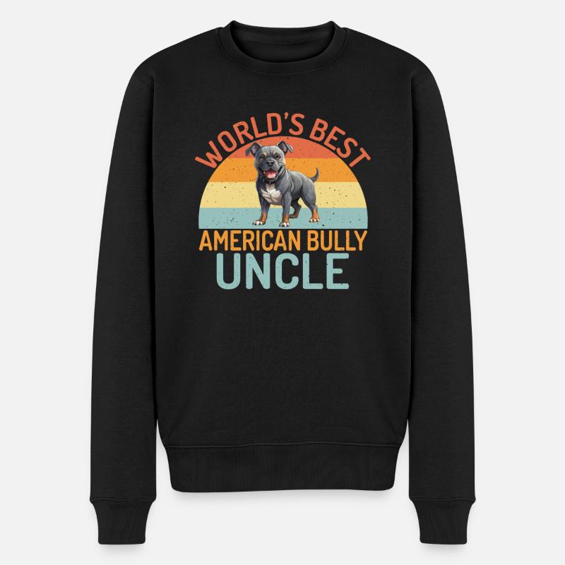 Cadeaux American Bully - Pull Premium bio Homme - noir