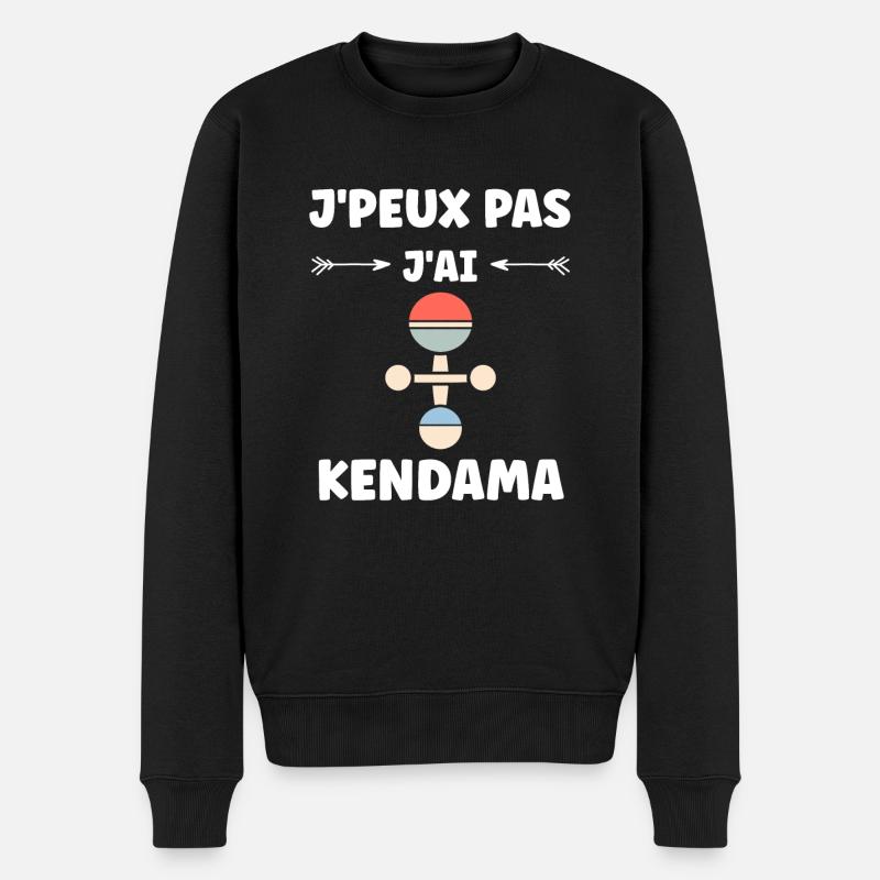 Kendama - Männer Premium Bio Pullover - Schwarz