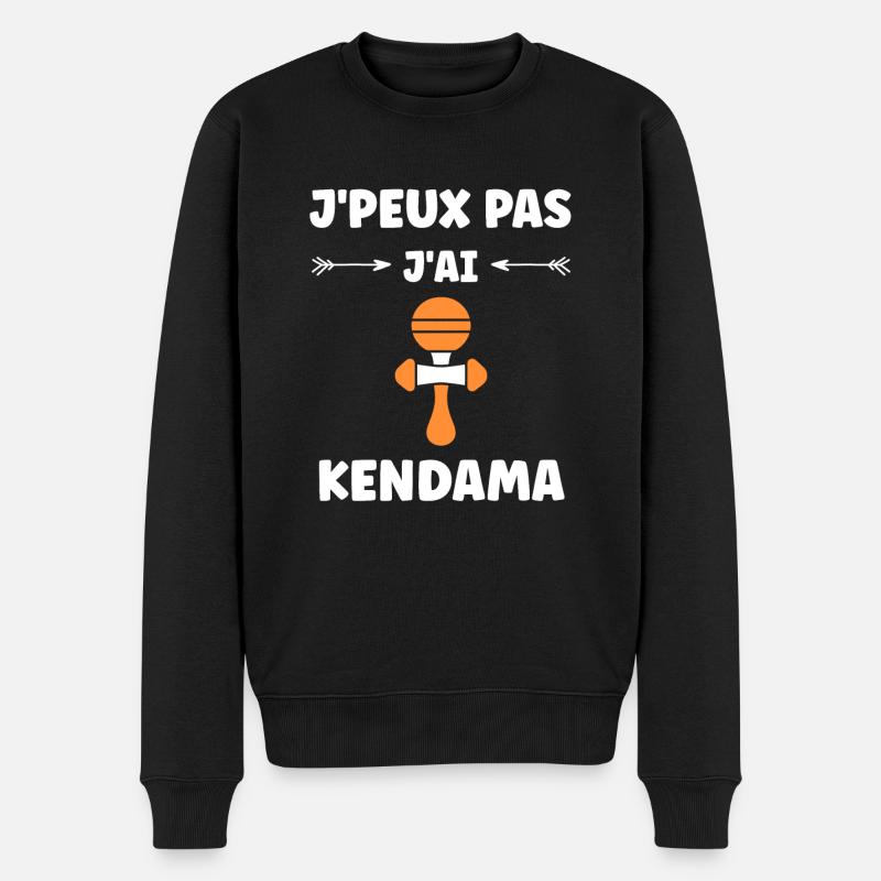 Kendama - Männer Premium Bio Pullover - Schwarz