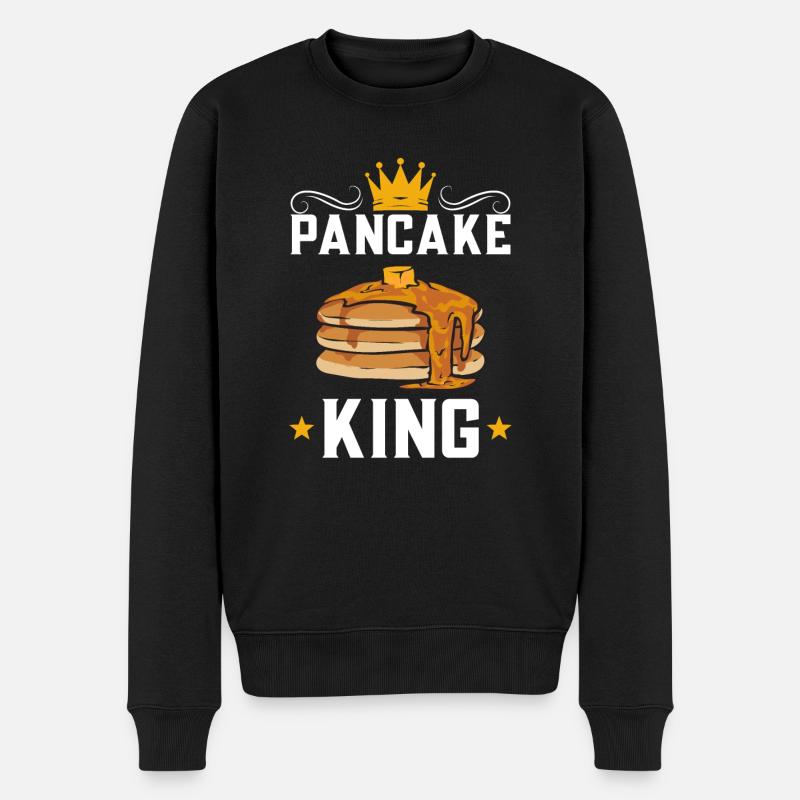 Crêpes Petit-déjeuner Crêpes - Pull Premium bio Homme - noir
