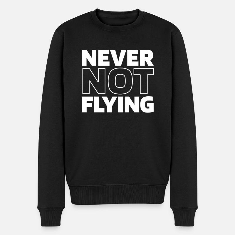 Pilote d’avion - Pull Premium bio Homme - noir