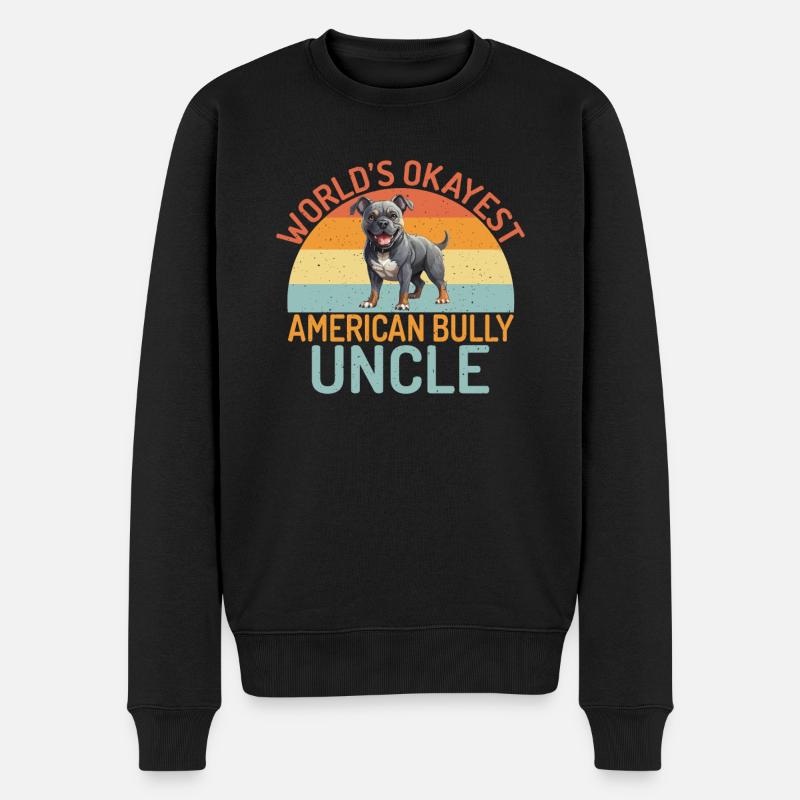 Cadeaux American Bully - Pull Premium bio Homme - noir