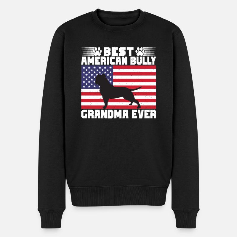 Cadeaux American Bully - Pull Premium bio Homme - noir