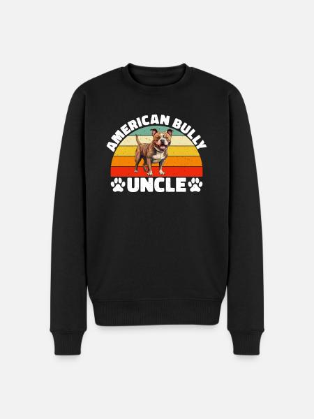 American Bully Gifts - Men's Premium Organic Jumper - black