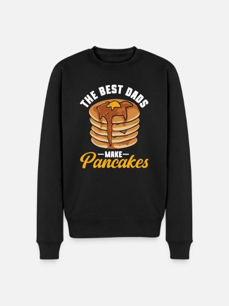 Pancake Breakfast Pancakes - Men's Premium Organic Jumper - black