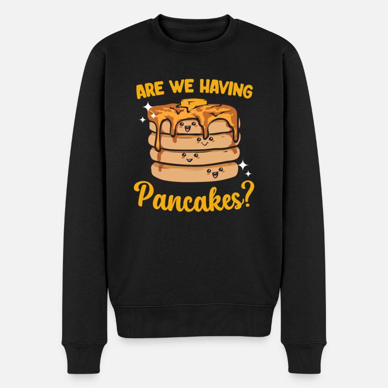 Crêpes Petit-déjeuner Crêpes - Pull Premium bio Homme - noir