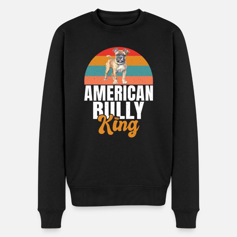 American Bully Gifts - Männer Premium Bio Pullover - Schwarz