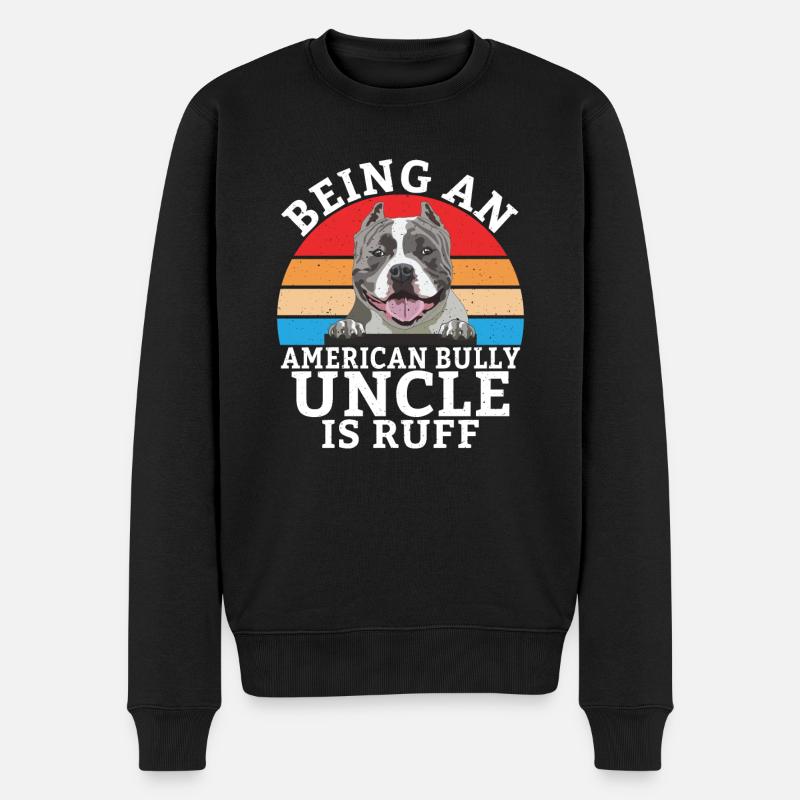 Cadeaux American Bully - Pull Premium bio Homme - noir
