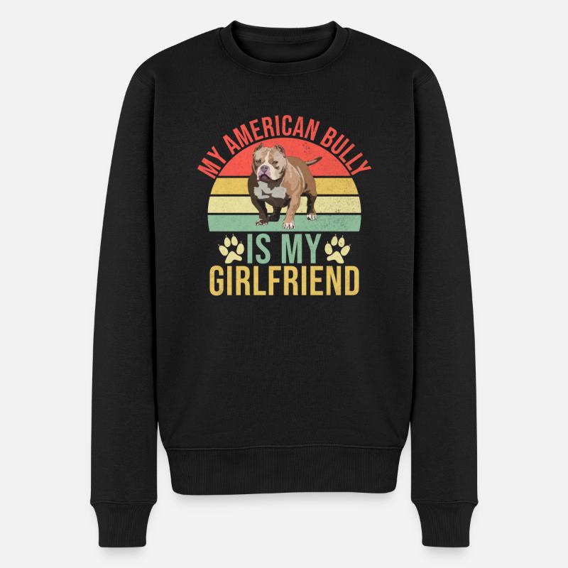 Cadeaux American Bully - Pull Premium bio Homme - noir