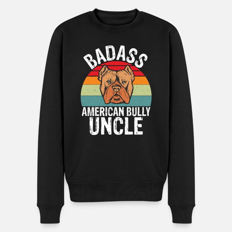 Cadeaux American Bully - Pull Premium bio Homme - noir