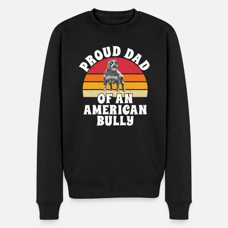 Cadeaux American Bully - Pull Premium bio Homme - noir