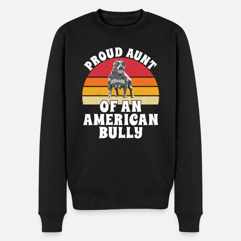 Cadeaux American Bully - Pull Premium bio Homme - noir