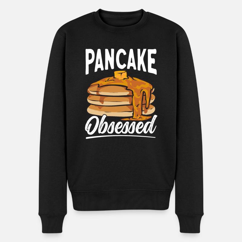 Crêpes Petit-déjeuner Crêpes - Pull Premium bio Homme - noir