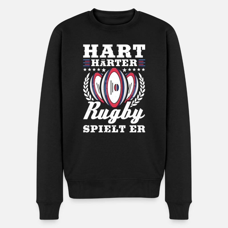 Rugby - Pull Premium bio Homme - noir