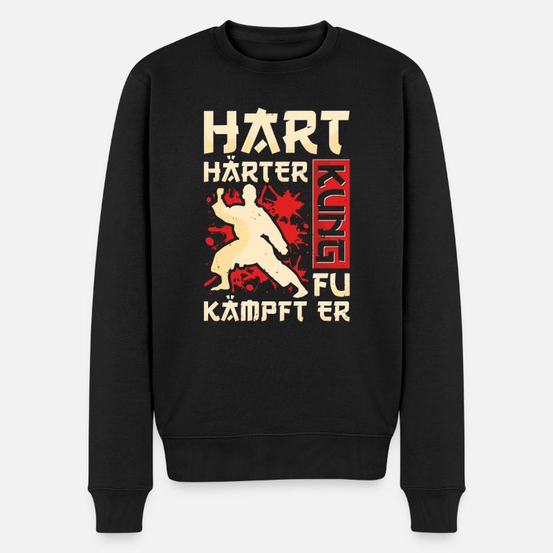 Kung-fu - Pull Premium bio Homme - noir