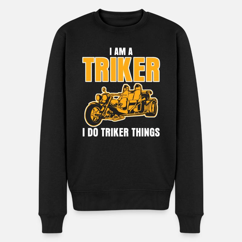 Triker Trike Driver Trikes Motor Trike - Männer Premium Bio Pullover - Schwarz