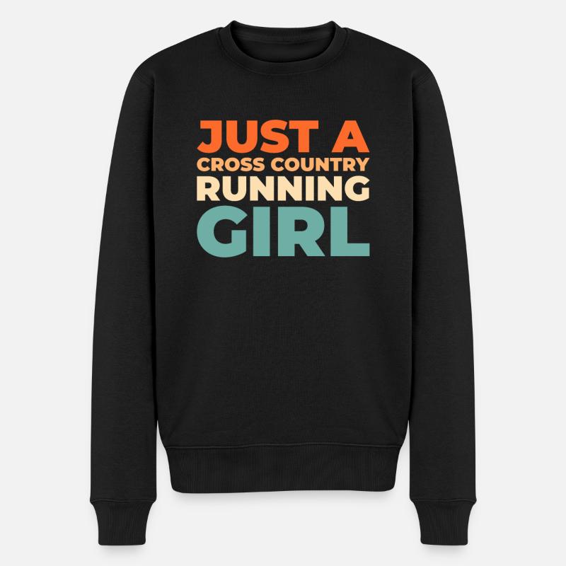 Xc Runner Course de cross-country - Pull Premium bio Homme - noir