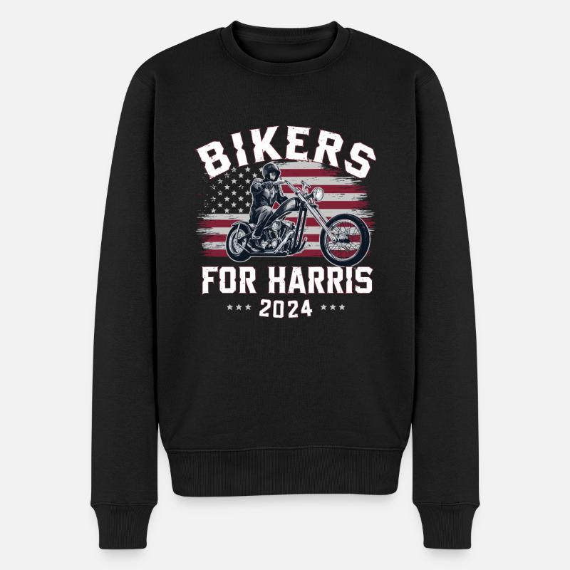 Motards pour Harris Kamala 2024 - Pull Premium bio Homme - noir