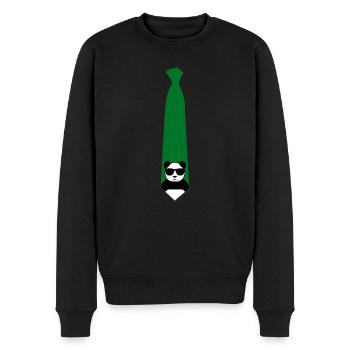 Cravate panda géant Panda Bear - Pull Premium bio Homme - noir - Devant - Nico (187cm)