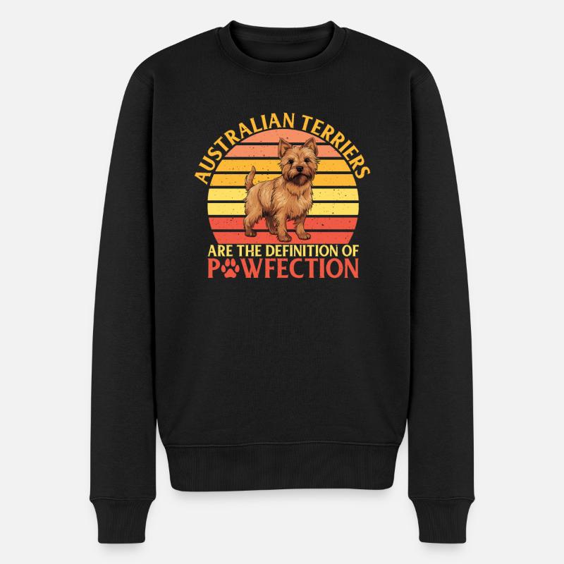 Cadeaux pour terrier australien - Pull Premium bio Homme - noir