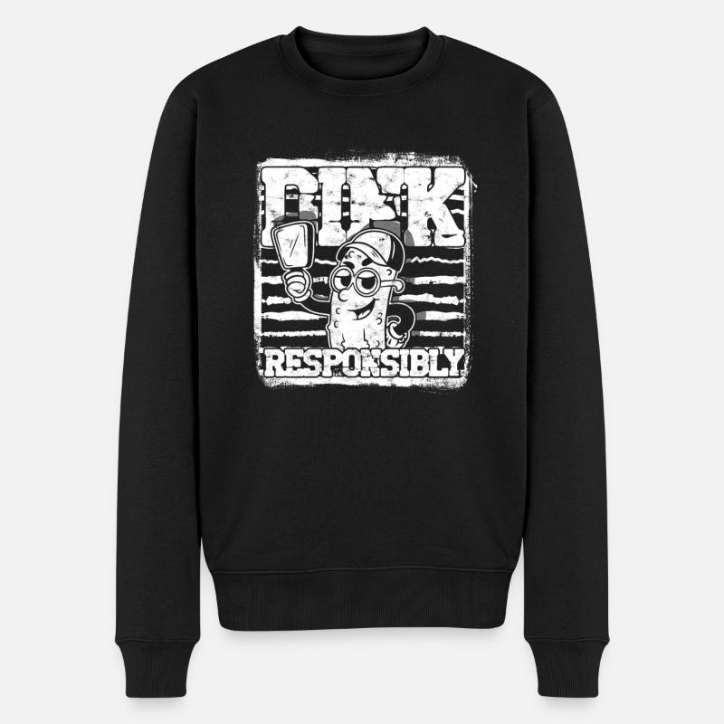 Pickleball - Pull Premium bio Homme - noir