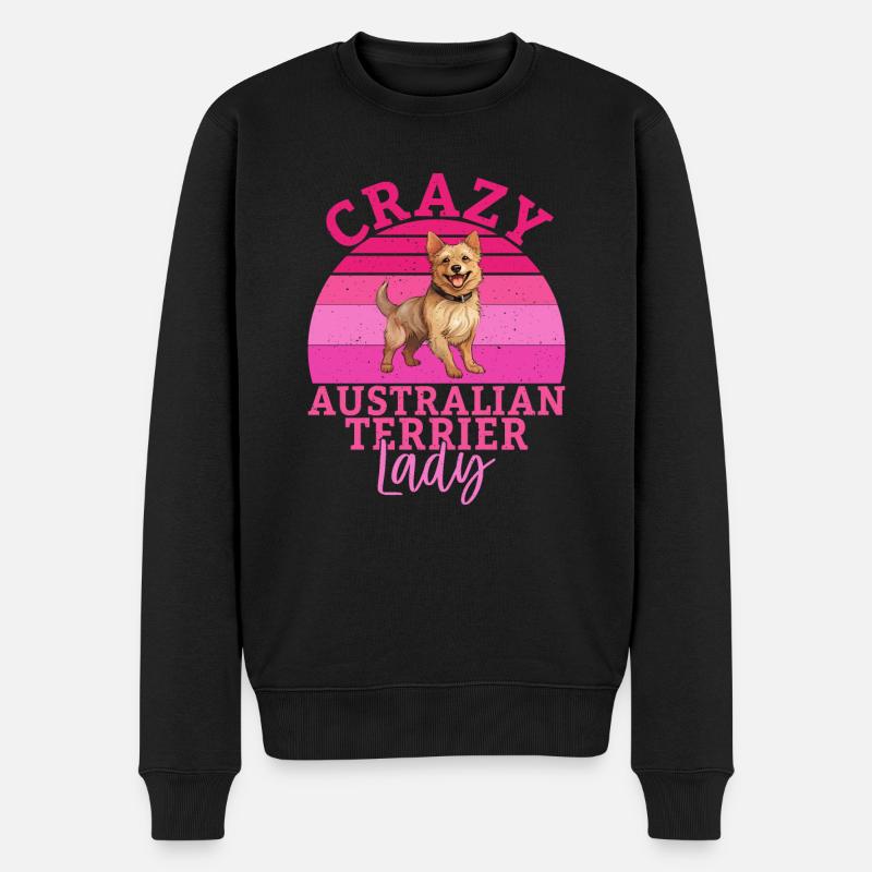 Cadeaux pour terrier australien - Pull Premium bio Homme - noir
