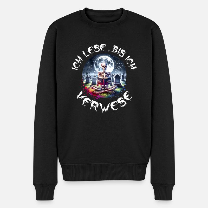 La lecture est mon hobby - Pull Premium bio Homme - noir