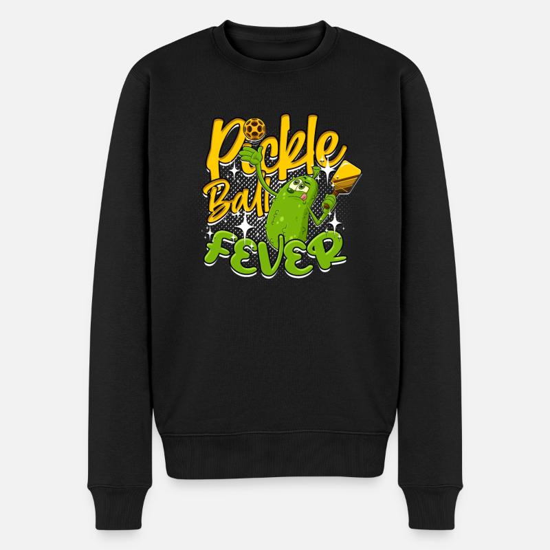 Pickleball Pickle Ball Fever - Pull Premium bio Homme - noir