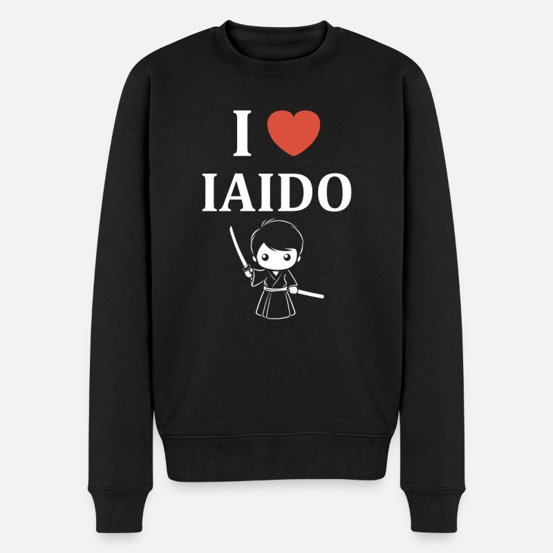 iaido - Pull Premium bio Homme - noir