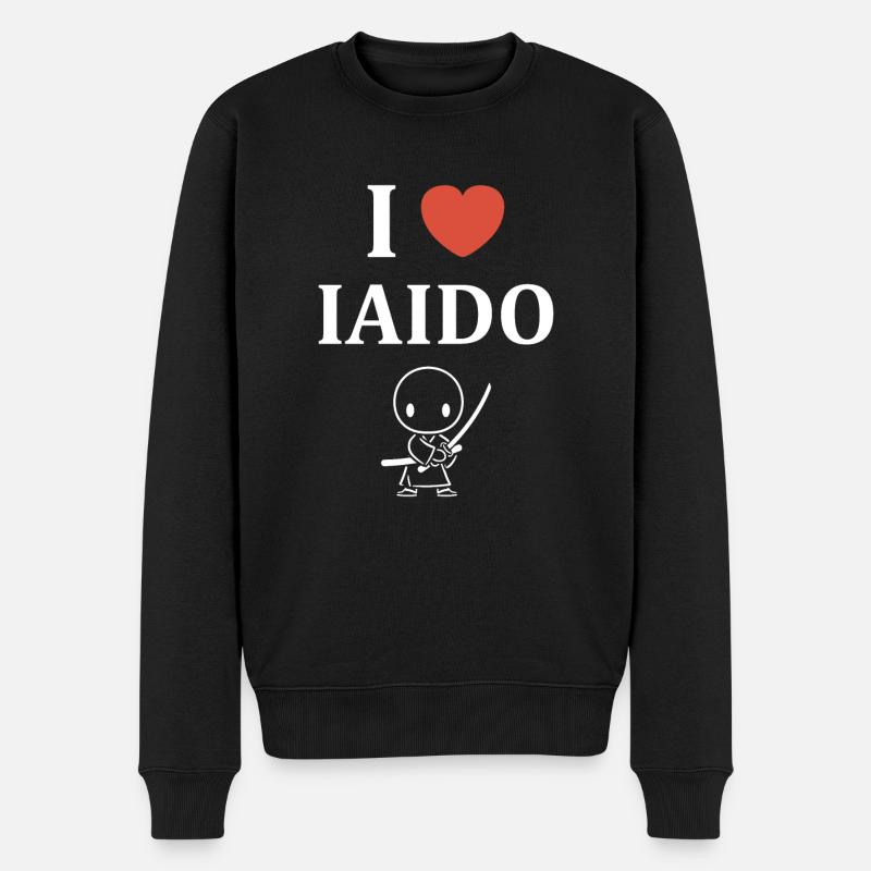 iaido - Pull Premium bio Homme - noir