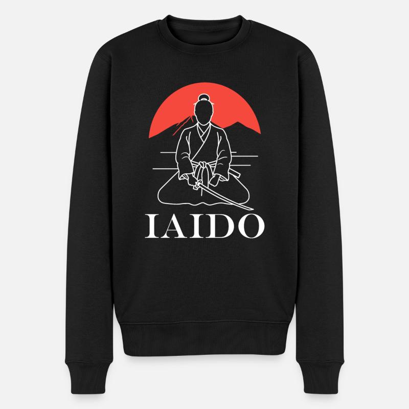 iaido - Pull Premium bio Homme - noir