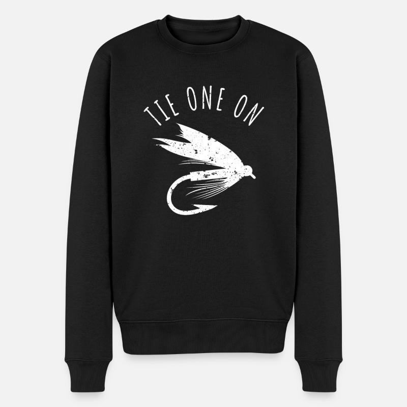 Binde einen an - Männer Premium Bio Pullover - Schwarz
