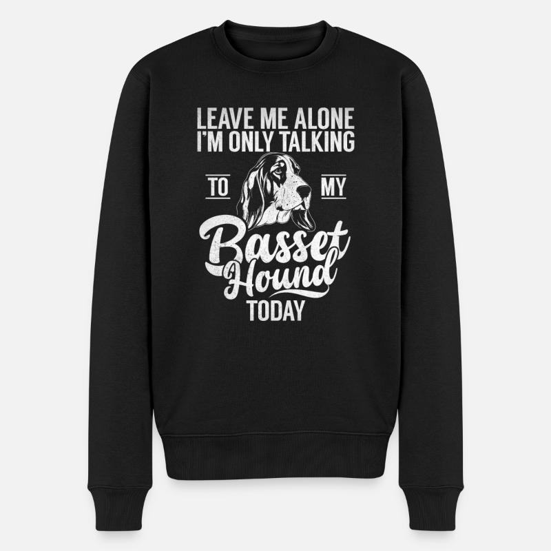 Cadeaux Basset Hound - Pull Premium bio Homme - noir