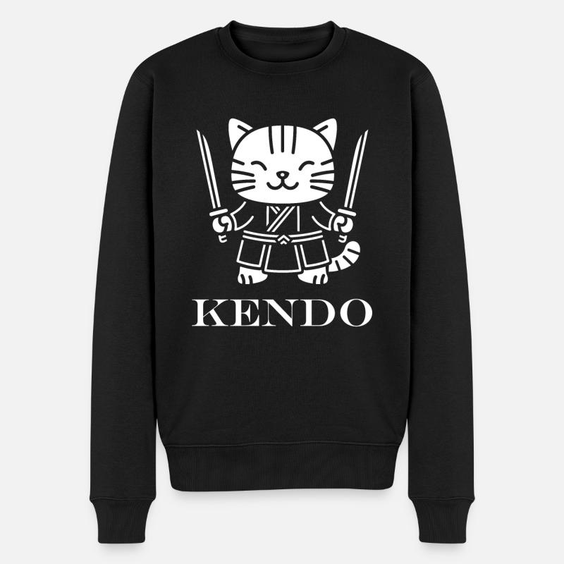 KENDO - Pull Premium bio Homme - noir