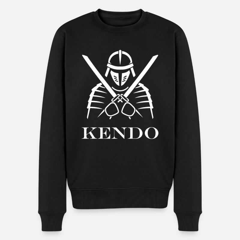 KENDO - Pull Premium bio Homme - noir