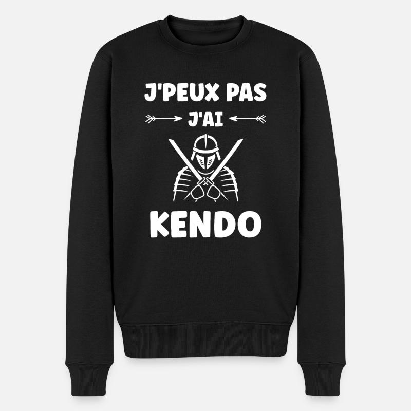 KENDO - Pull Premium bio Homme - noir