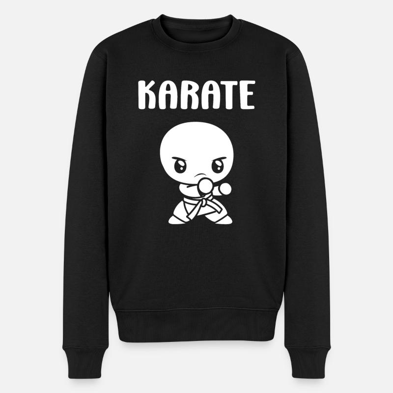 karate - Pull Premium bio Homme - noir