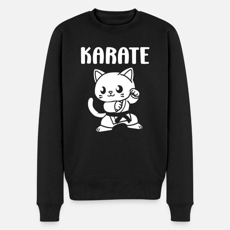 karate - Pull Premium bio Homme - noir