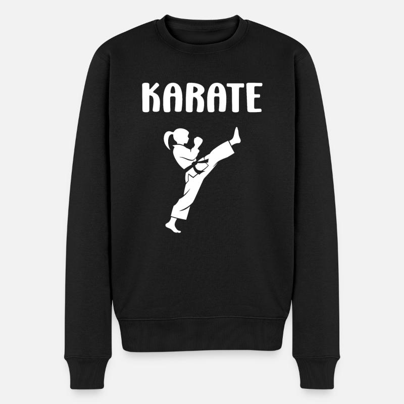 karate - Pull Premium bio Homme - noir