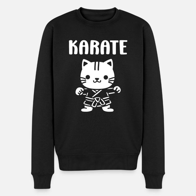 karate - Pull Premium bio Homme - noir