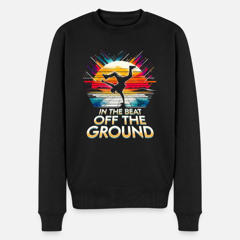 Breakdance B-boy Breakdancing - Men's Premium Organic Jumper - black