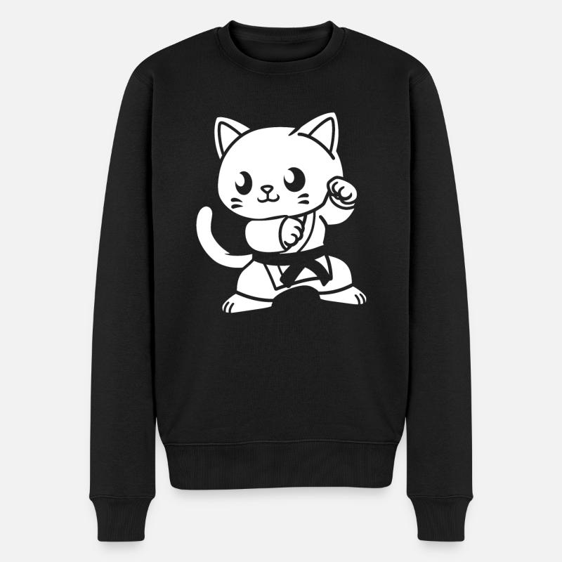 karate - Pull Premium bio Homme - noir