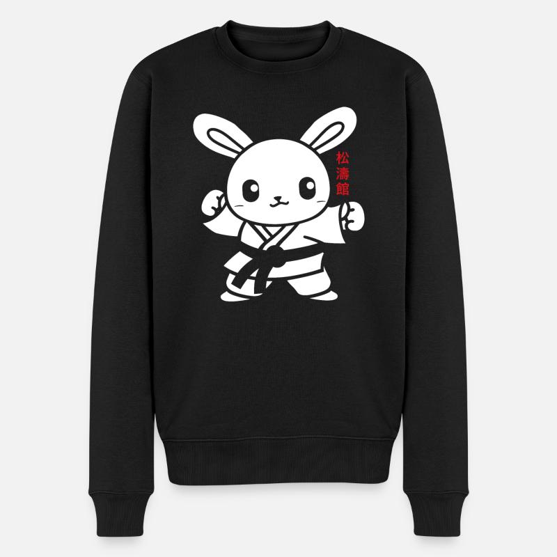karate - Pull Premium bio Homme - noir