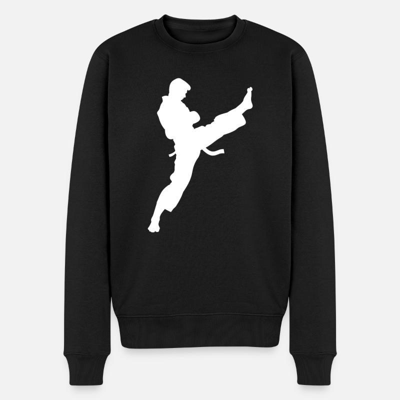 karate - Pull Premium bio Homme - noir