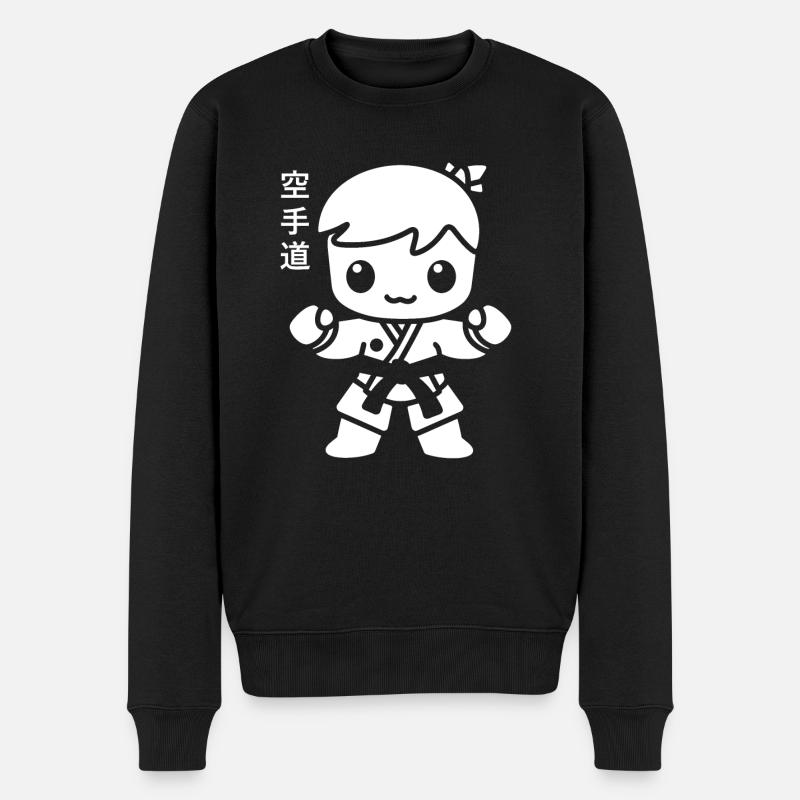 karate - Pull Premium bio Homme - noir