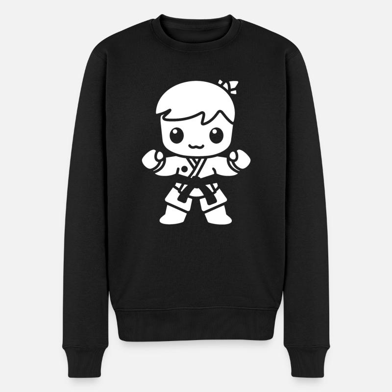 karate - Pull Premium bio Homme - noir